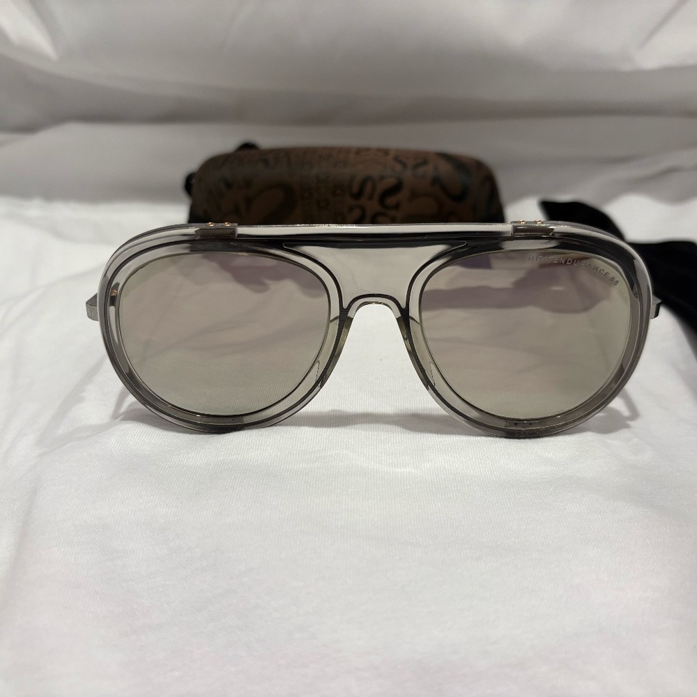NEW! DITA ENDURANCE 88 DTS107-03-GRY-PLD; Clear Palladium Black w/ Gray Lens